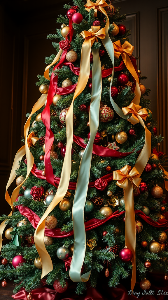 20 Stunning Christmas Tree Ribbon Ideas to Elevate This Season With a ...
